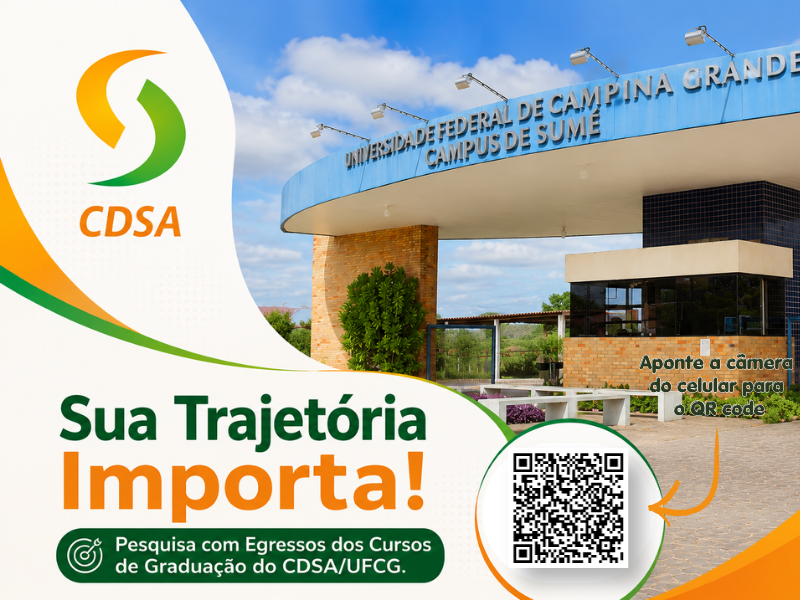 Pesquisa com Egressos dos Cursos de Graduação do CDSA/UFCG